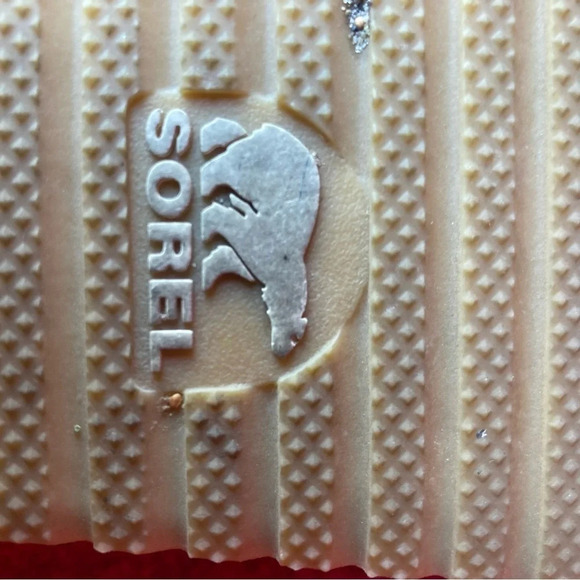 SOREL Sz 8 Ella Criss-cross Full-grain leather EVA Molded Rubber Sole Sandals - Picture 10 of 12